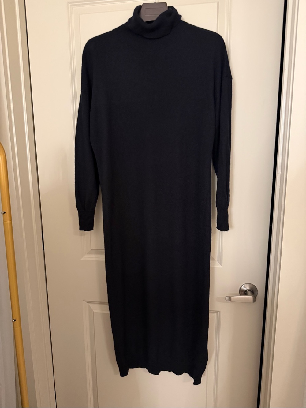 Nordstrom Black Turtleneck Maxi Dress